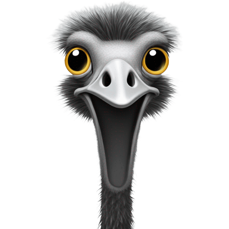 Ostrich emoji