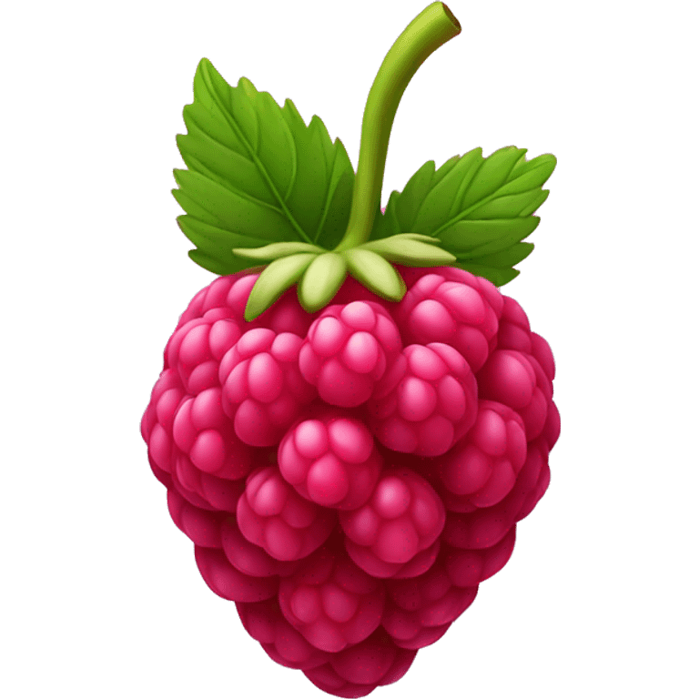 A raspberry  emoji