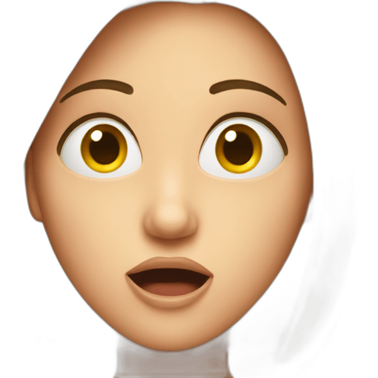 Surprised woman emoji