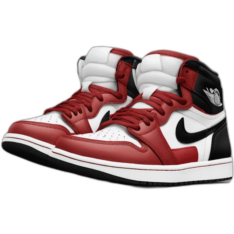 Sneaker jordan 1 chicago emoji