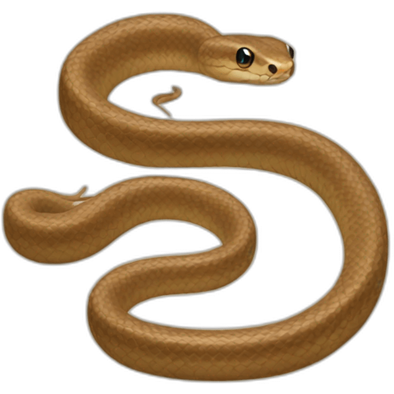 Baby  brown snake emoji