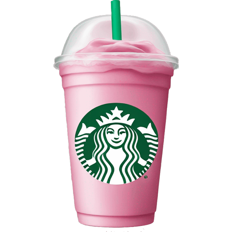 Pink drink Starbucks emoji