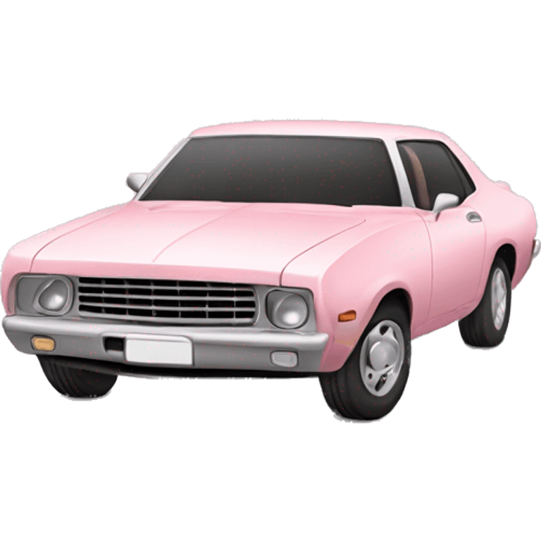 light pink modern car emoji