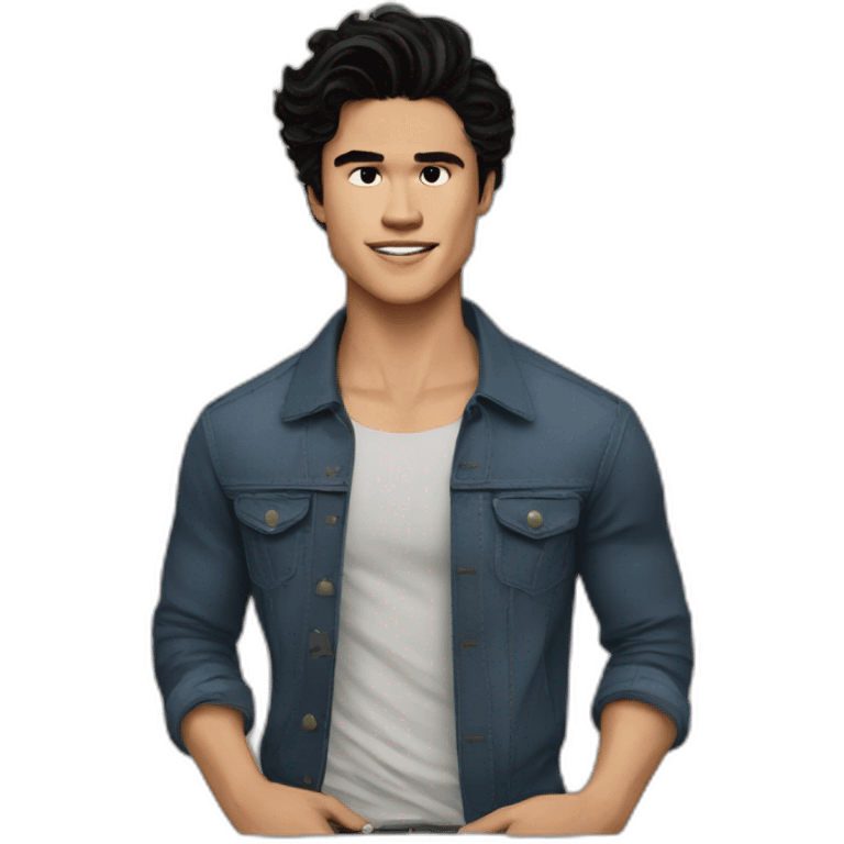 Charles Melton emoji