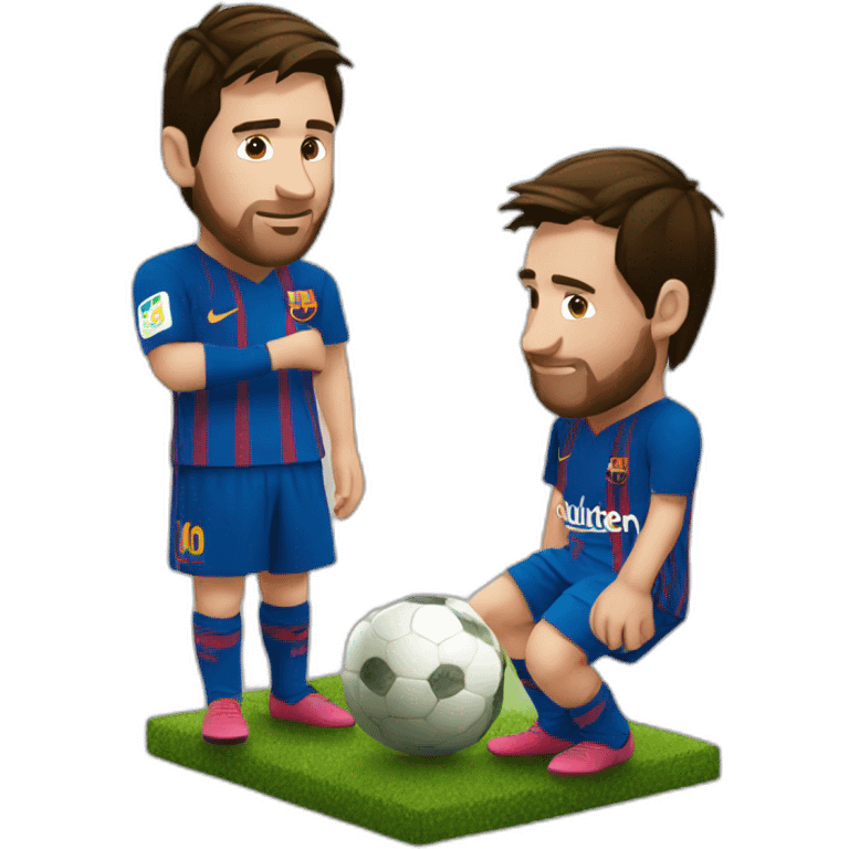 Messi tomando mate emoji