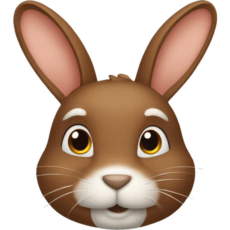 Brown rabbit emoji