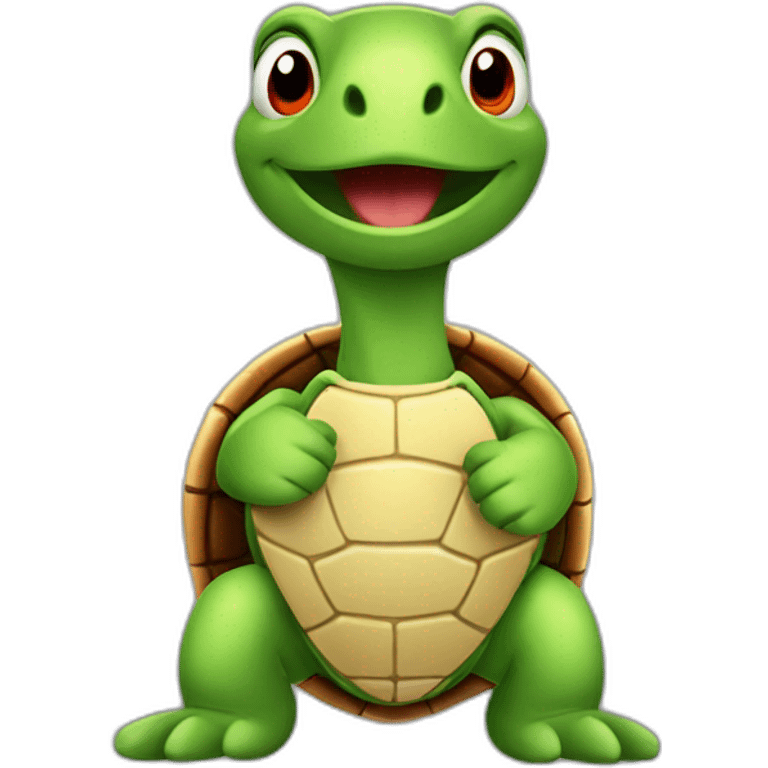 racing turtle red emoji