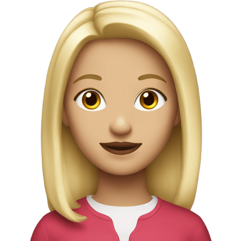 Blond girl in Milan  emoji