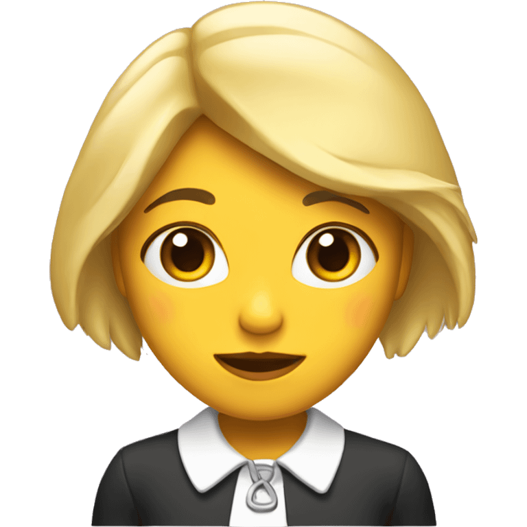 chica con lazo emoji