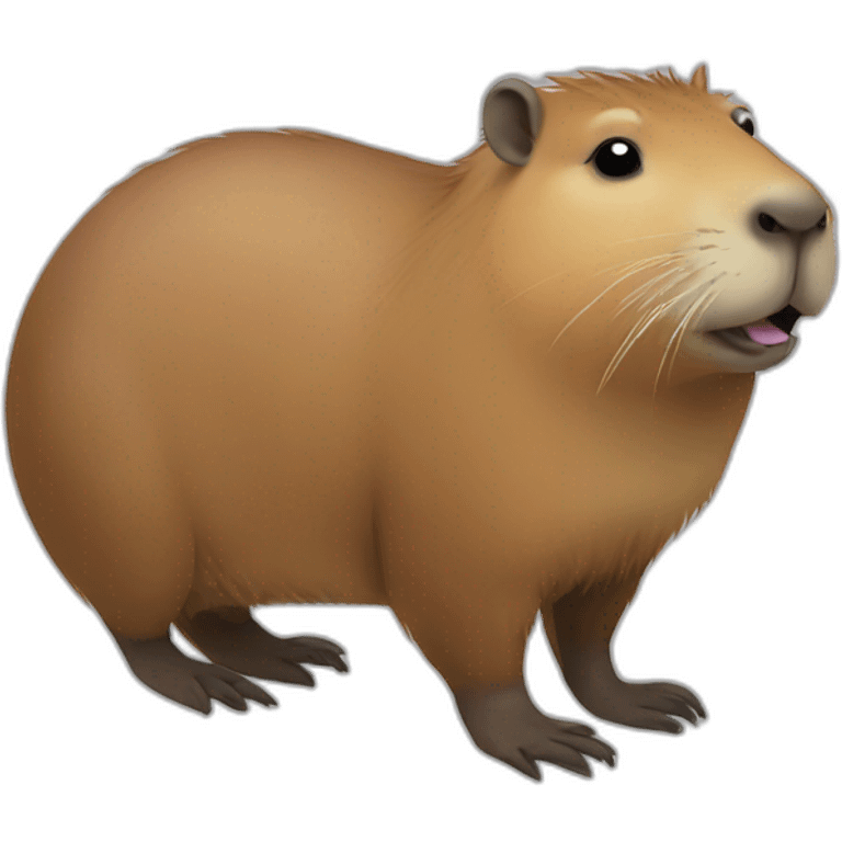 Capybara 4k emoji