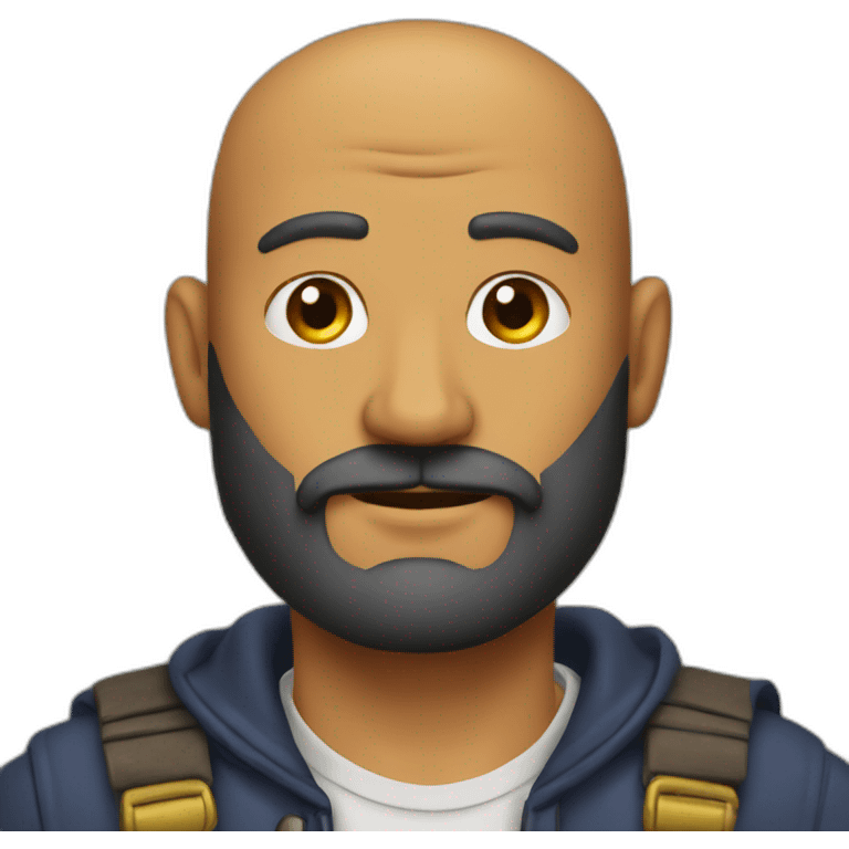 Mago con barba emoji