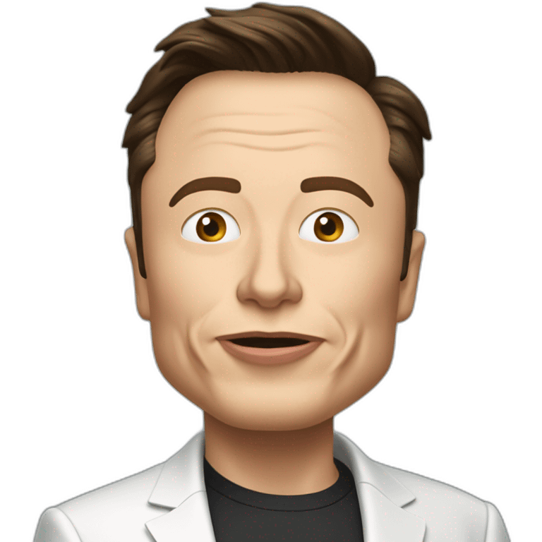 elon musk qui mange un pied emoji