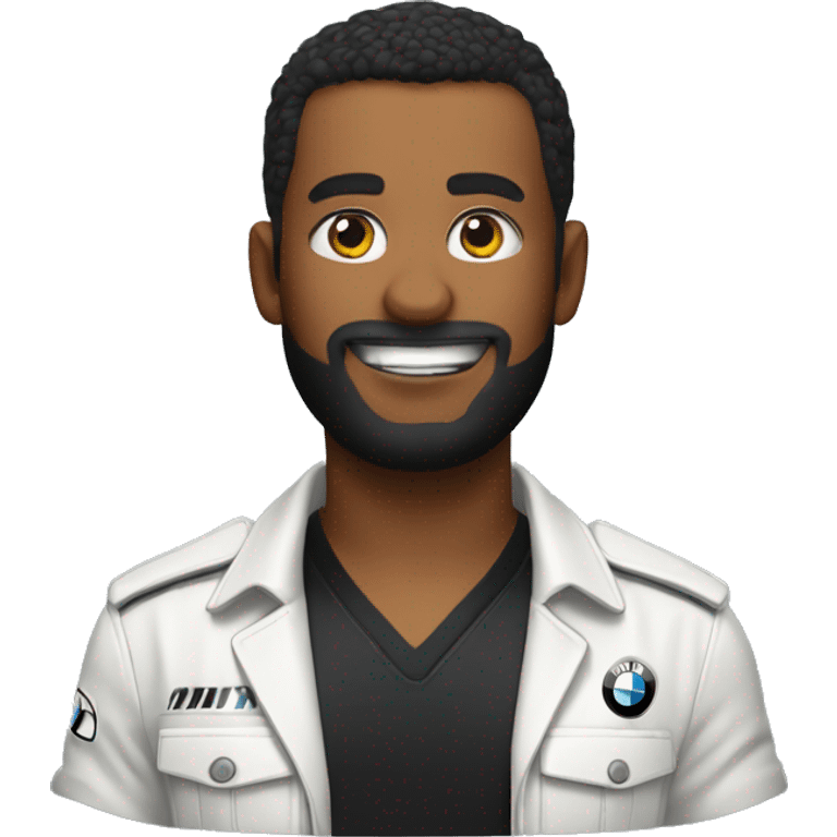 All black bmw m5 competition  emoji