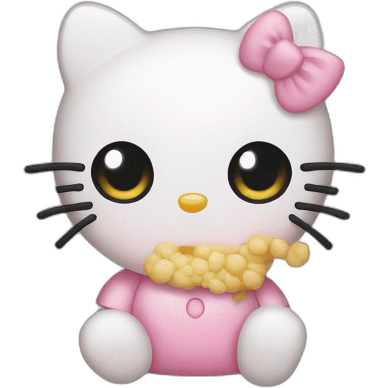 Hello Kitty malade emoji