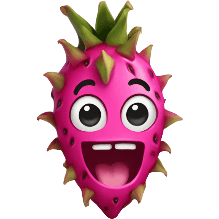 dragonfruits giggling emoji