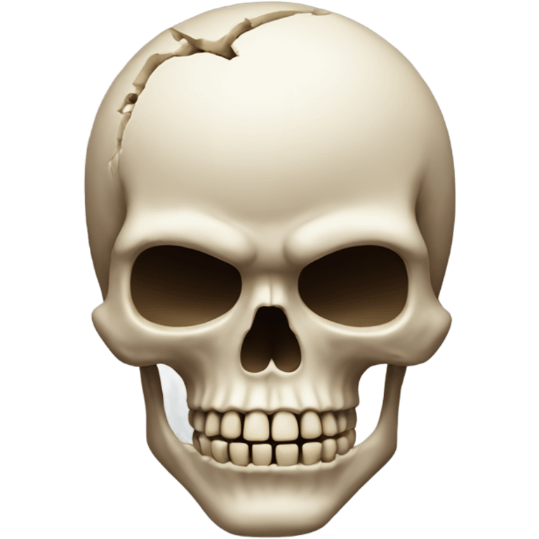 Skull emoji but with head explosion emoji combined emoji