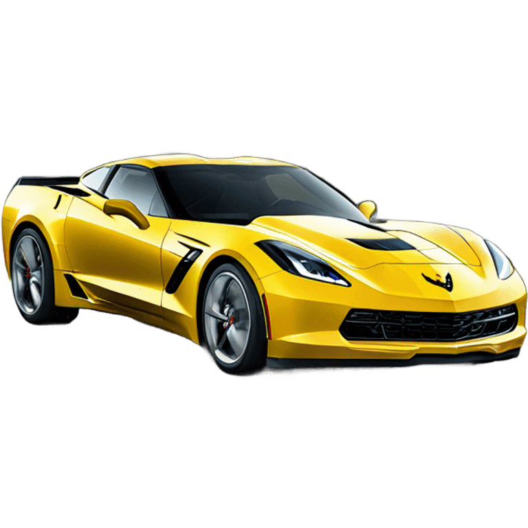 Corvette moving  emoji