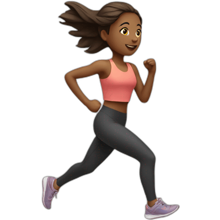 RUNNING GIRL emoji