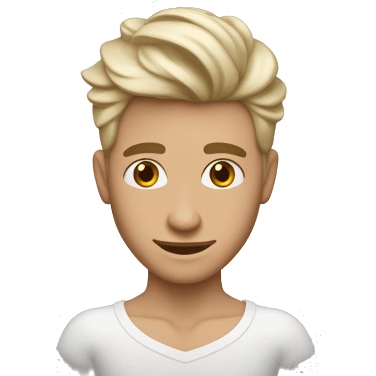 bailarin de Ballet  hombre blanco de cabello castaño  emoji