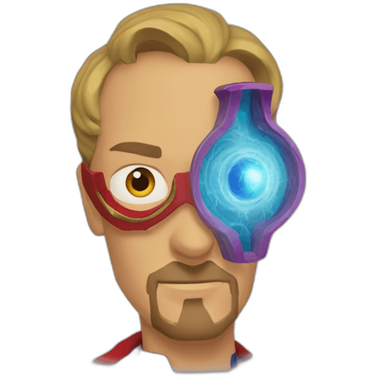 Dr strange with vision emoji