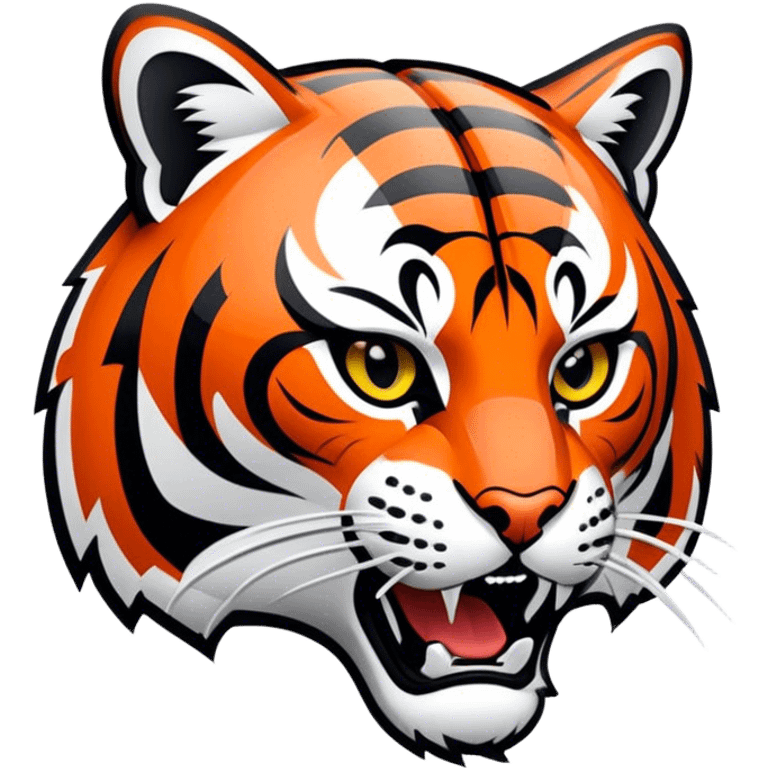 modern cincinnati bengals logo emoji