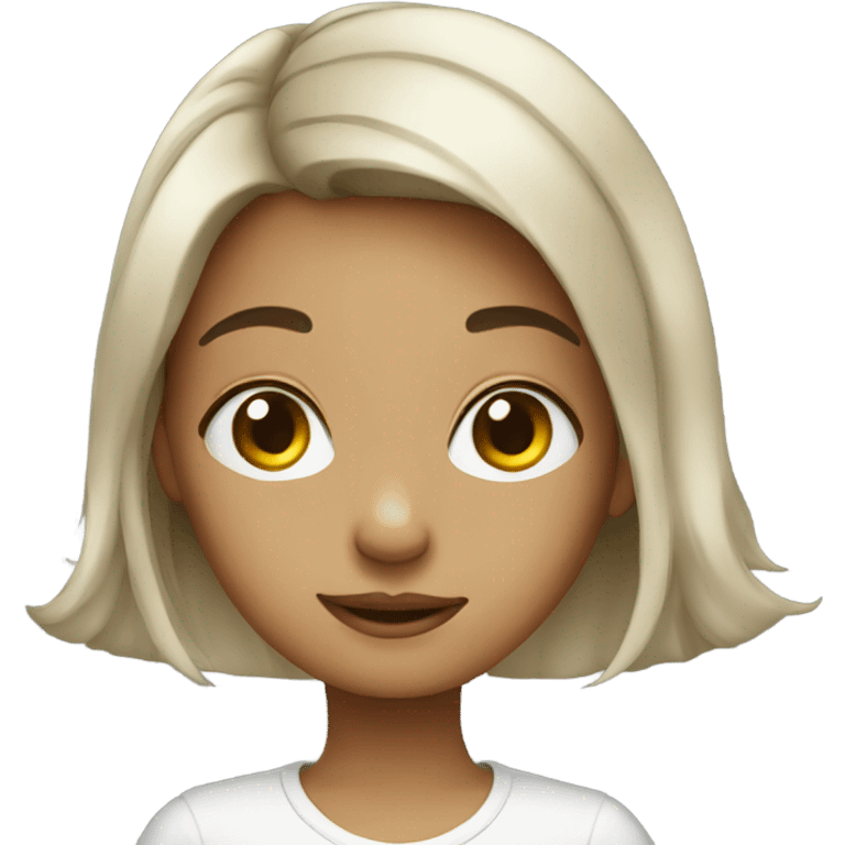 Cute girl emoji