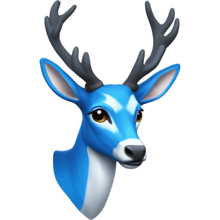 Venado azul  brillando  emoji