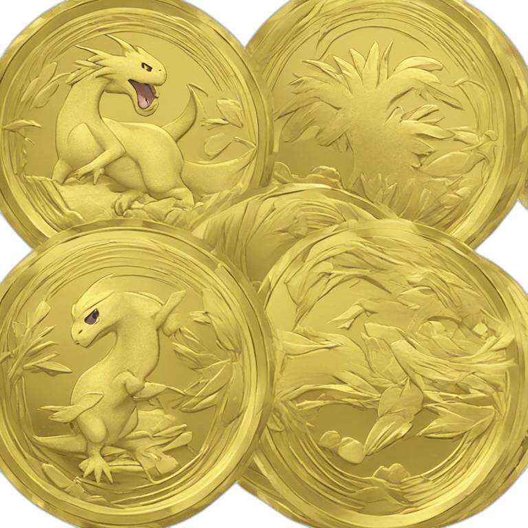 pokemon money gold coin pokecoin pokedollar dollar emoji