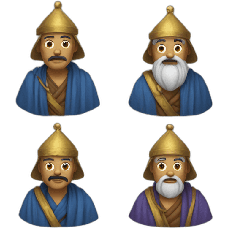 The-three-wise-man emoji