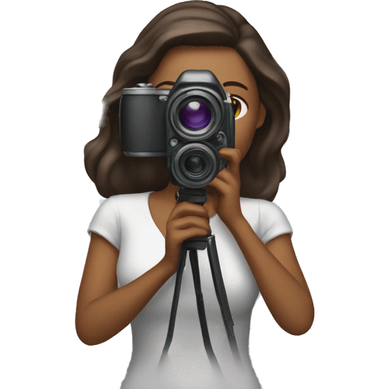 Woman with a camara in her Hand  emoji