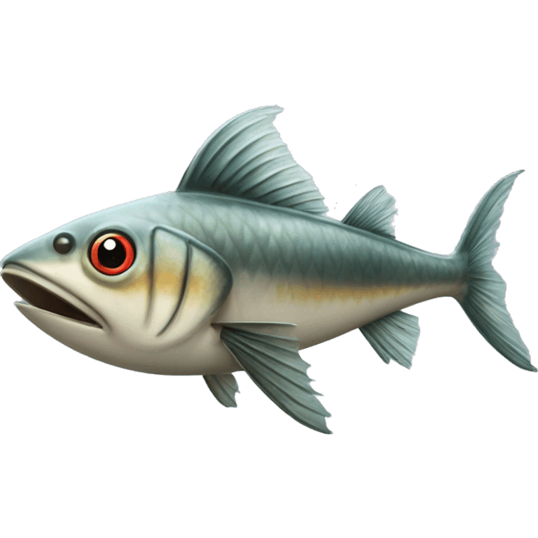 The Exocoetidae flying fish/ flying cod emoji