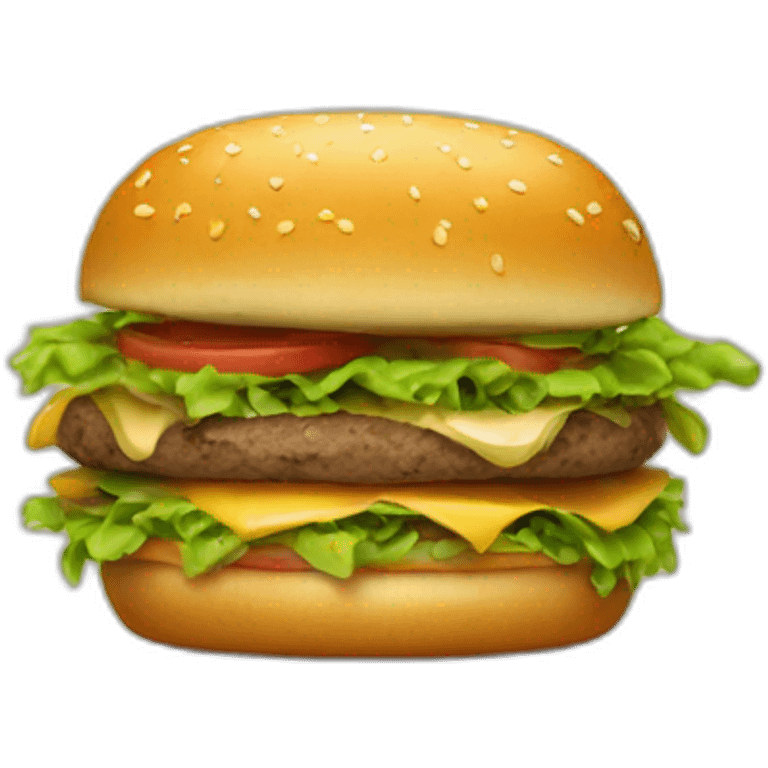 Mange un hamburger emoji