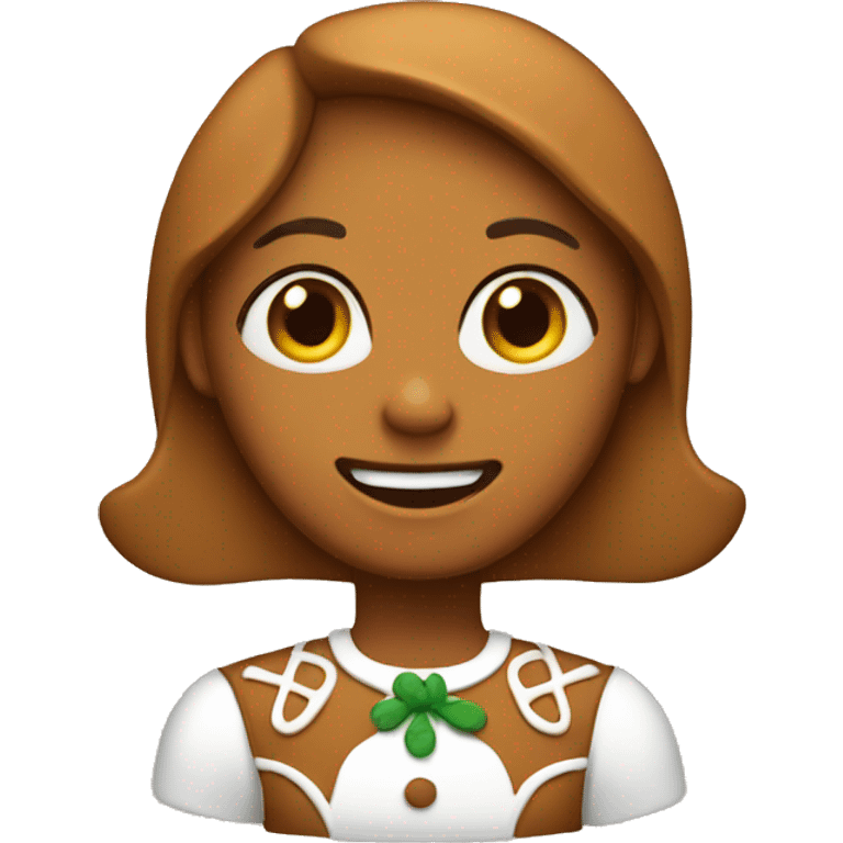 Gingerbread girl  emoji