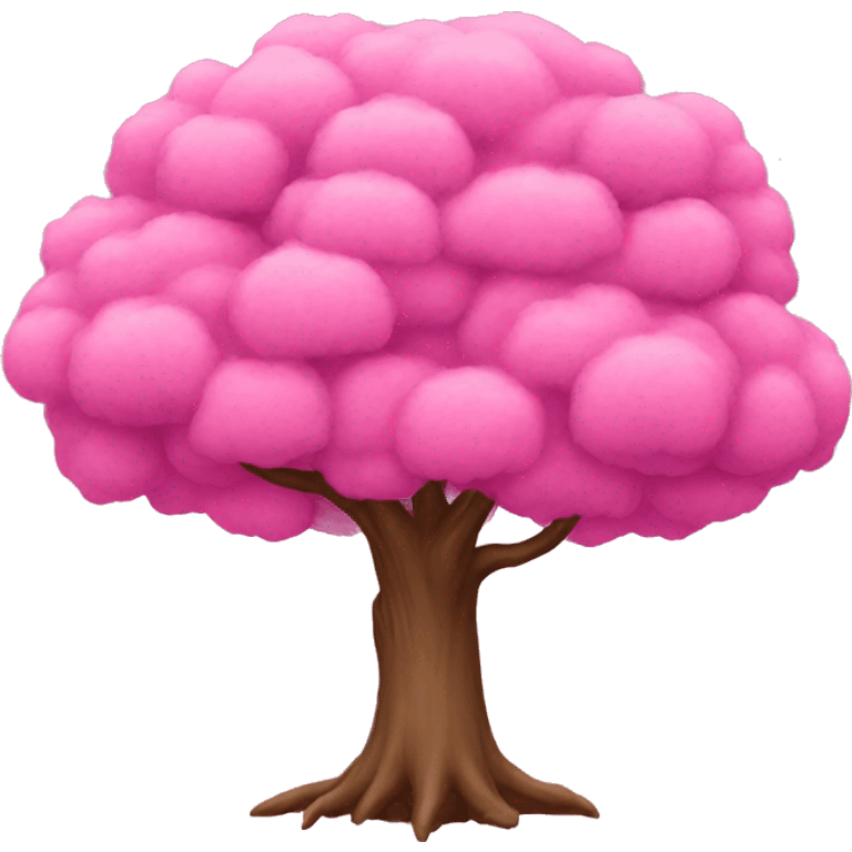 Tree pink emoji