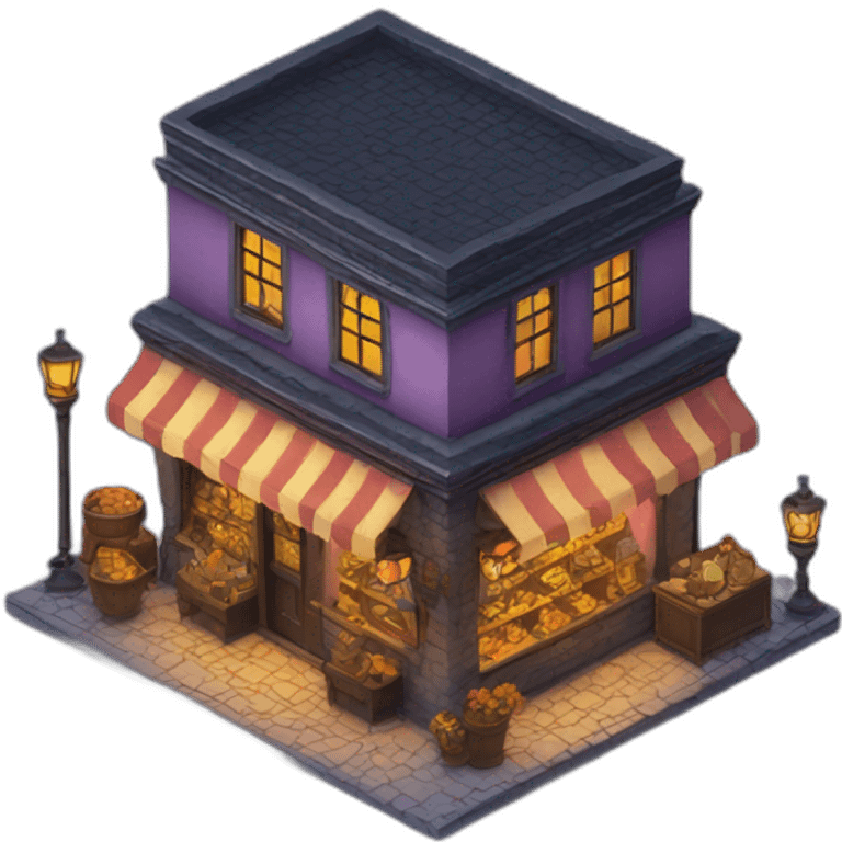 magic shop isometric emoji