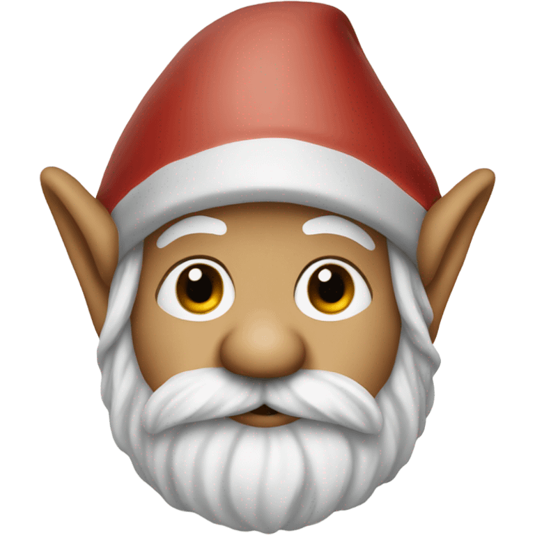 gnome with nose emoji