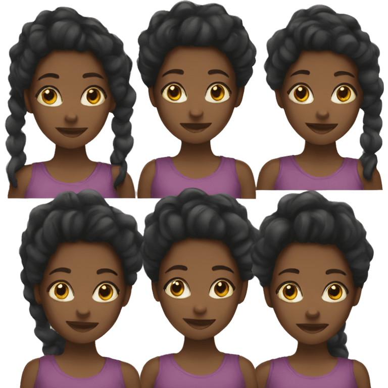 Black girl emoji