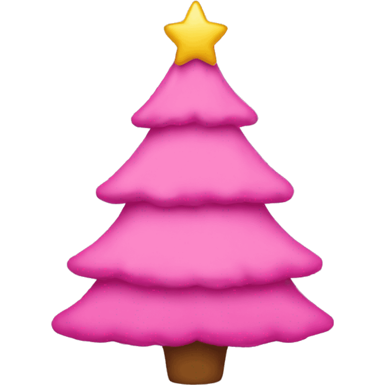 pink christmas tree emoji