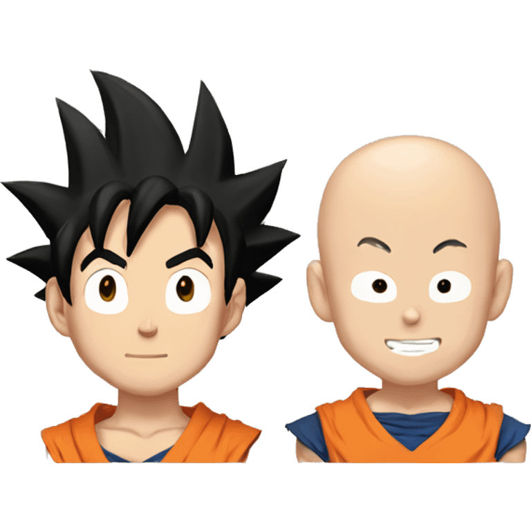 Goku and Saitama emoji