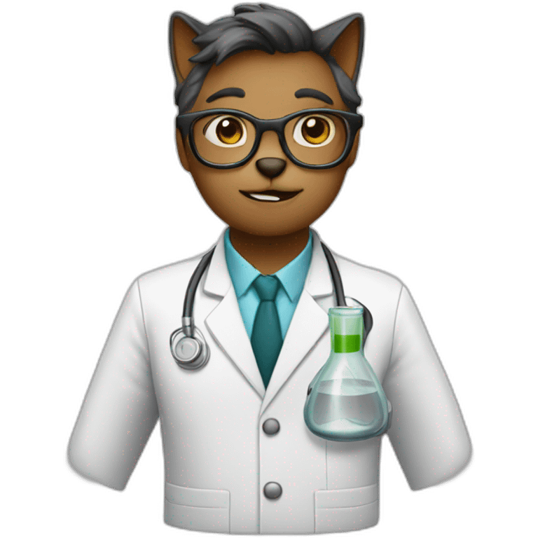 cat scientist emoji