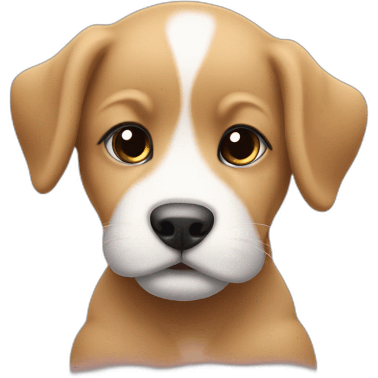 a puppy with logo “Sema” emoji