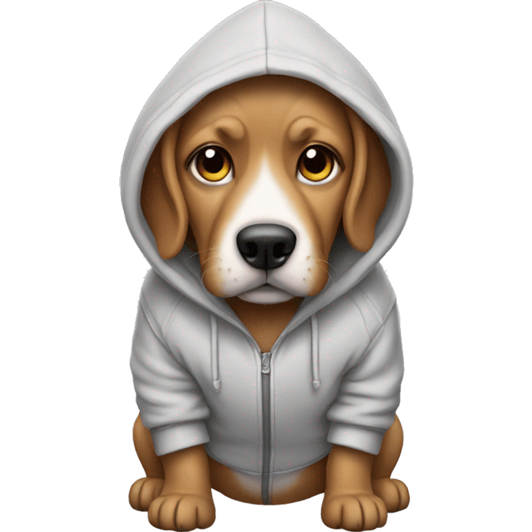 dog with hoodie emoji