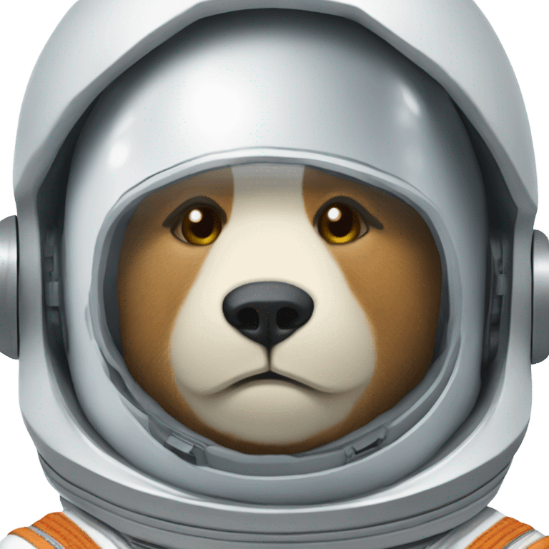 oso vestido de astronauta  emoji