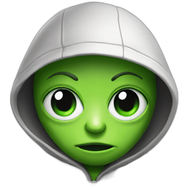 alien with sweat-shirt  emoji