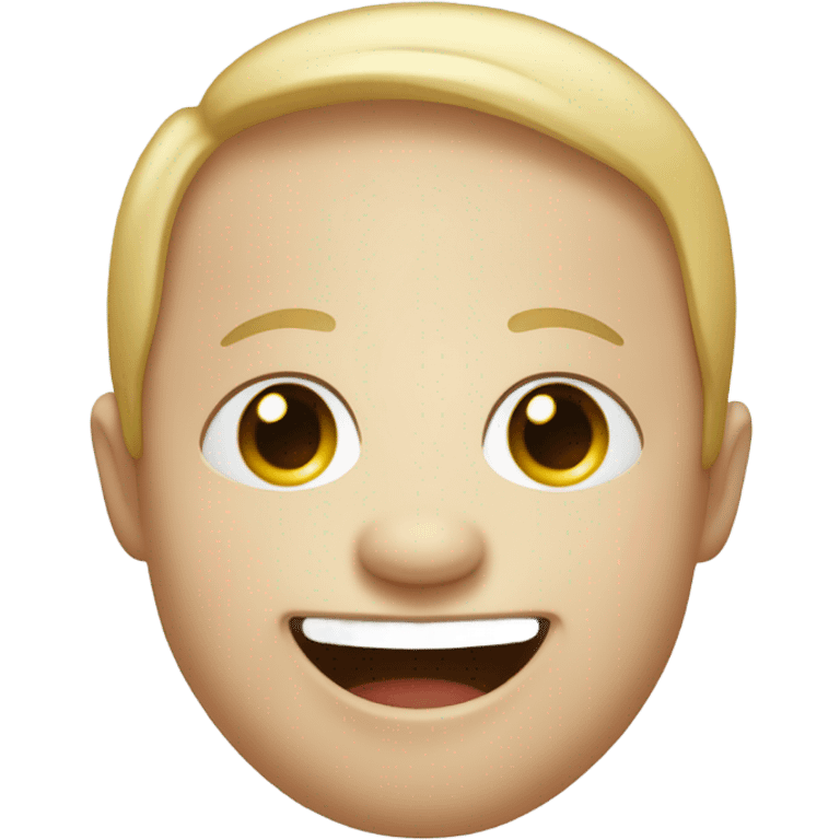 Smiling emoji with Down syndrome  emoji