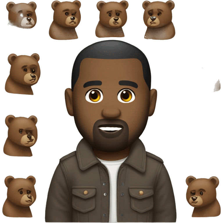 Kanye west bear emoji