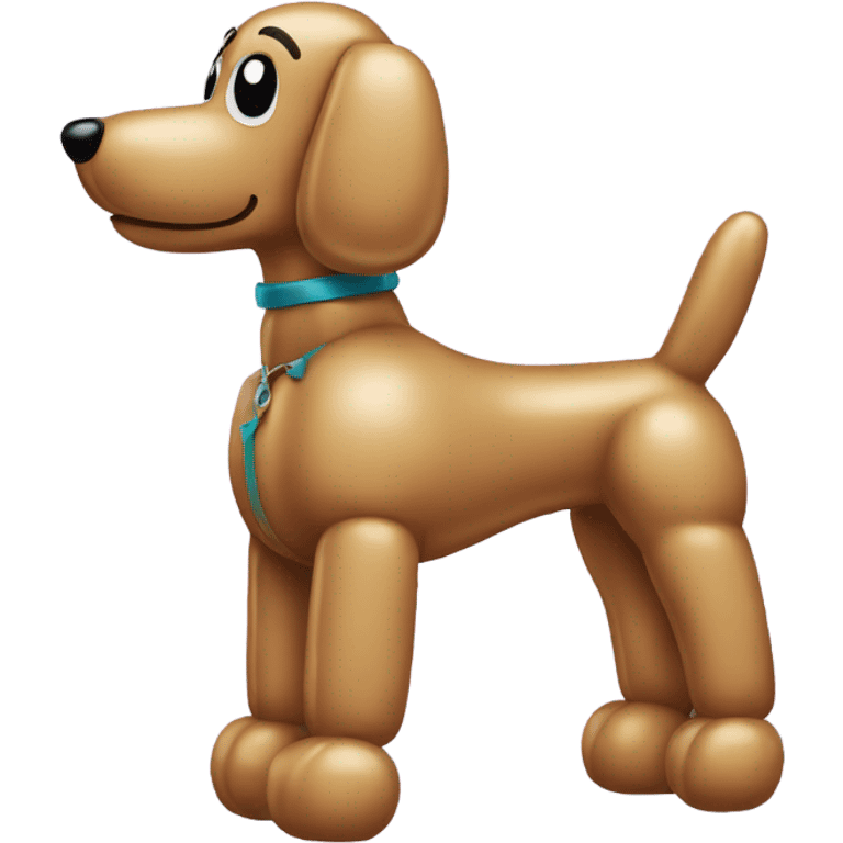 Simple classic balloon dog emoji