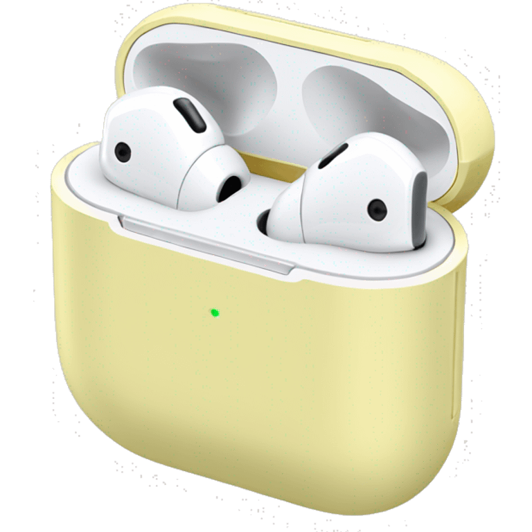  Pale yellow  airpods emoji