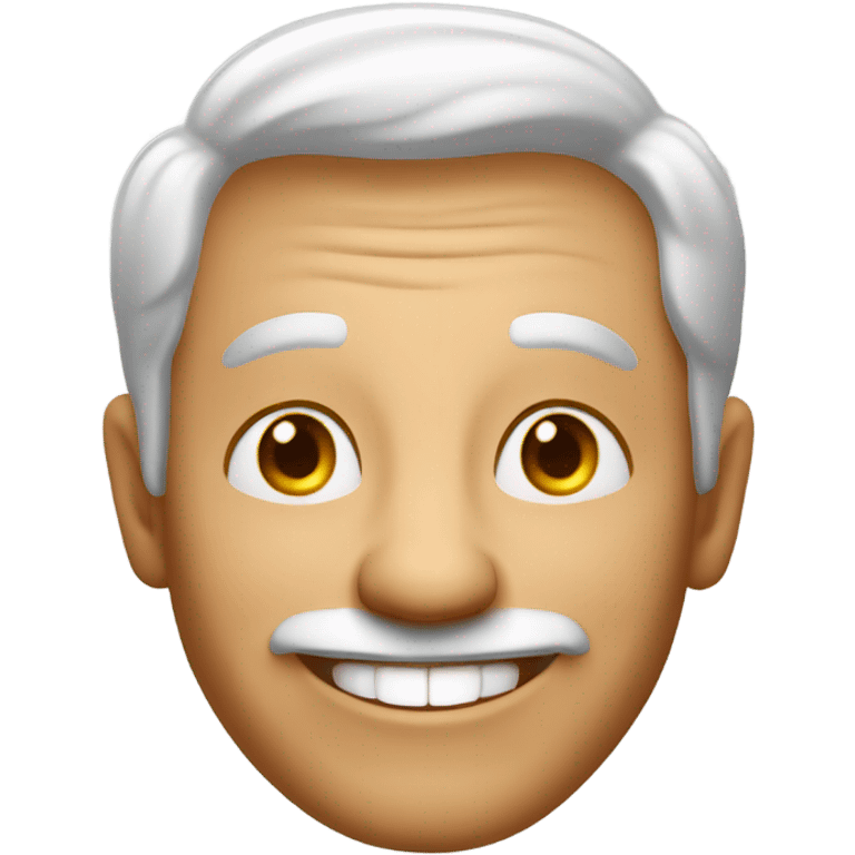 very happy older man emoji