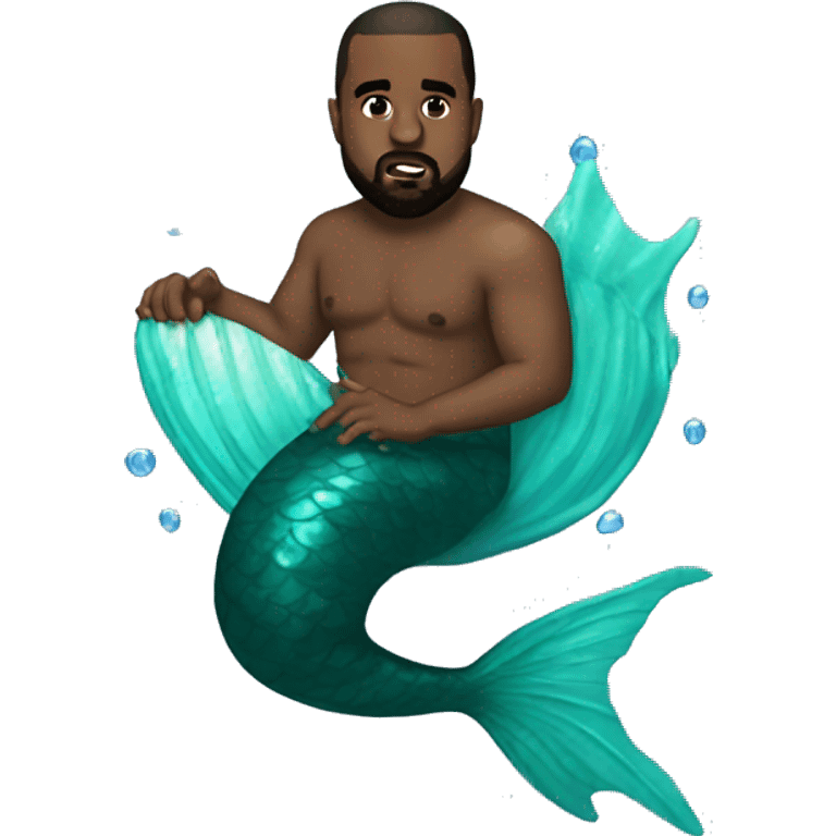 kanye west as a mermaid emoji